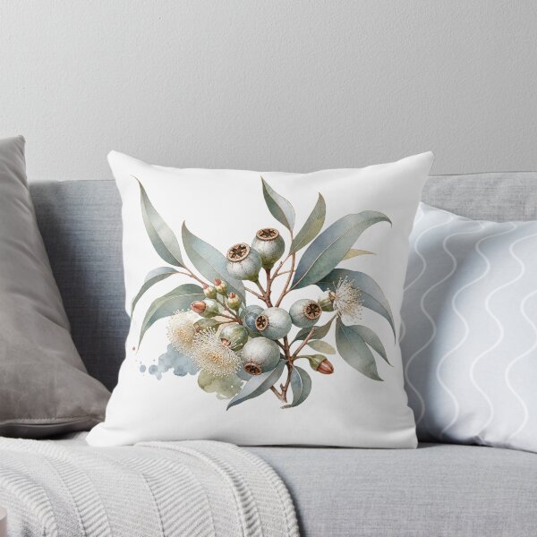 Item preview, Watercolour Dreaming - Eucalyptus Gumnut Native Australian  designed and sold by BotanicaBlossom.