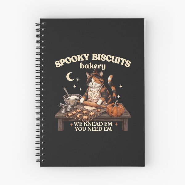 Item preview, Spooky Biscuits Bakery Funny Black Cat Halloween Pumpkin baking designed and sold by kotastiart.