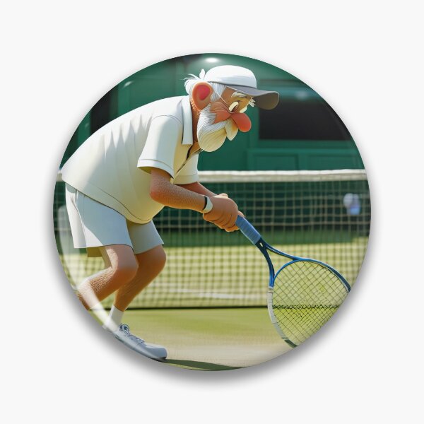Item preview, Old Fart playing Tennis at Wimbledon designed and sold by Colin Bentham.