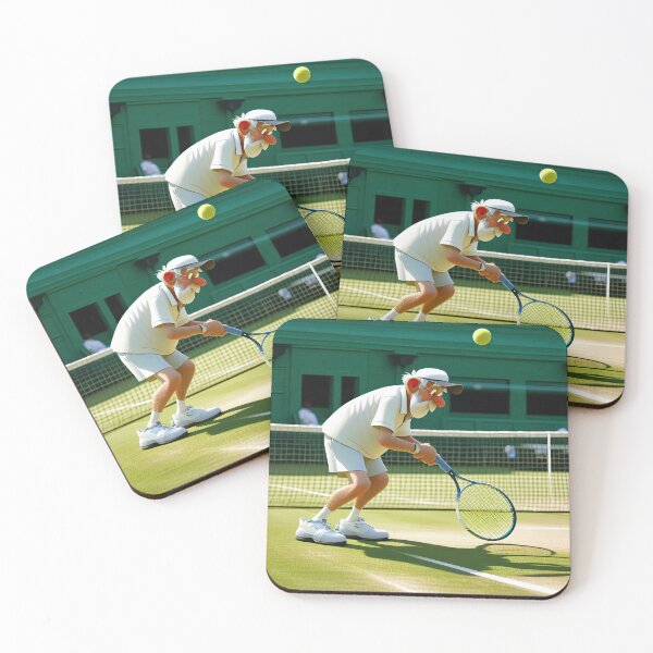 Item preview, Old Fart playing Tennis at Wimbledon designed and sold by Colin Bentham.