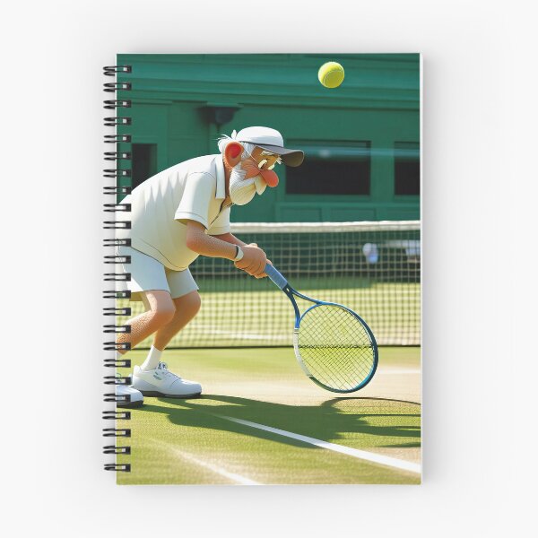 Item preview, Old Fart playing Tennis at Wimbledon designed and sold by Colin Bentham.