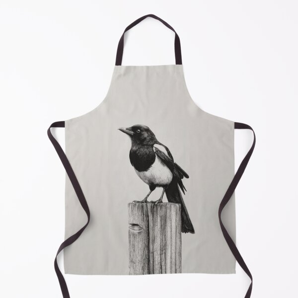 Item preview, A Magpie perched on an old fence, Birds in Motion designed and sold by CDC40.