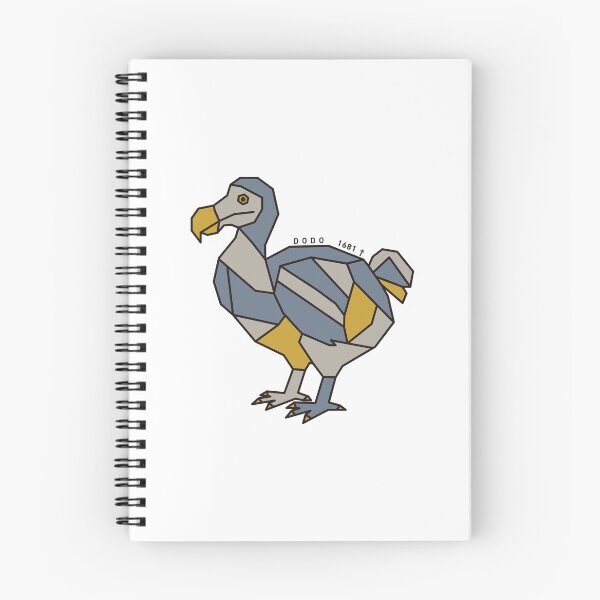 Item preview, Geometric Dodo Bird - Mustard & Grey Accent designed and sold by AnimalsKnowAll.