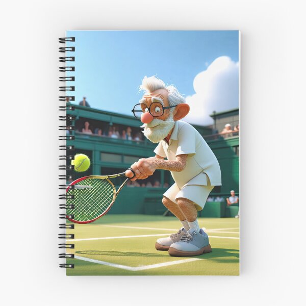 Item preview, Old Fart playing Tennis at Wimbledon designed and sold by Colin Bentham.