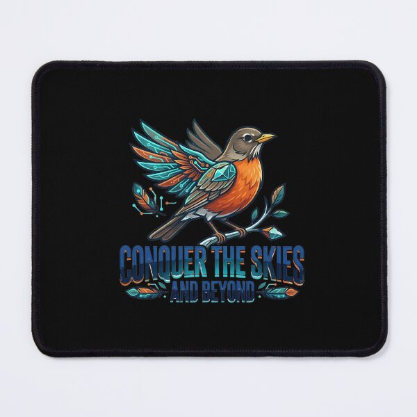 Item preview, Cybernetic Robin Conquer The Skies Crest designed and sold by vividthreads99.