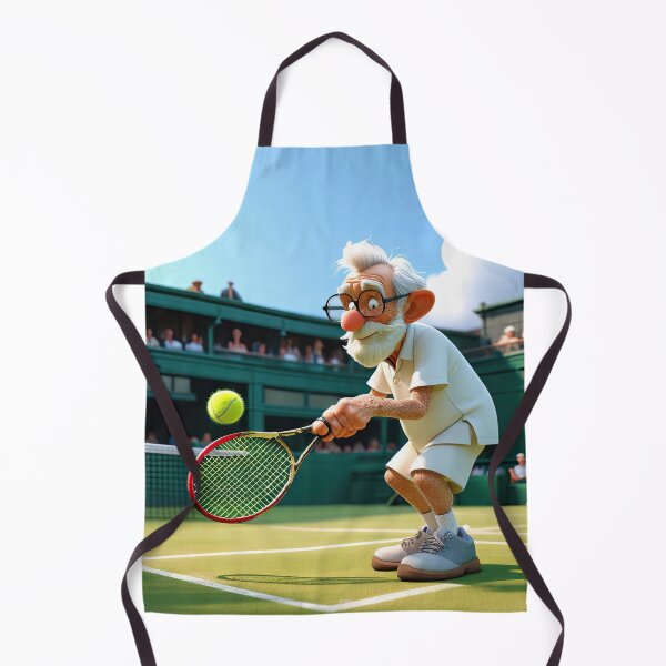Item preview, Old Fart playing Tennis at Wimbledon designed and sold by Colin Bentham.