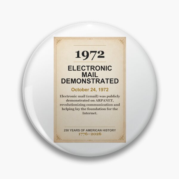 Item preview, America 250 | Electronic Mail Demonstrated | 1972 designed and sold by ariksworld.