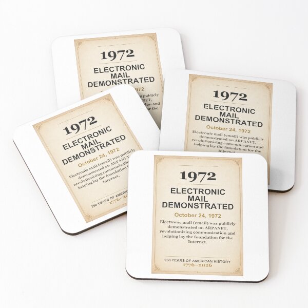 Item preview, America 250 | Electronic Mail Demonstrated | 1972 designed and sold by ariksworld.