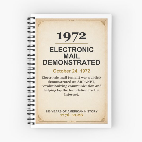 Item preview, America 250 | Electronic Mail Demonstrated | 1972 designed and sold by ariksworld.