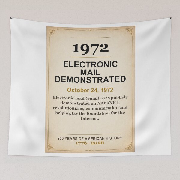 Item preview, America 250 | Electronic Mail Demonstrated | 1972 designed and sold by ariksworld.