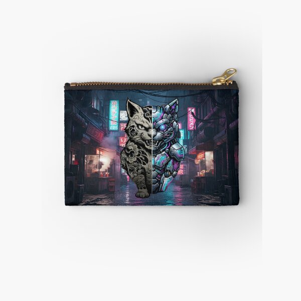 Item preview, Neon Paradox: Cyber-Wolf in Neo Tokyo Alley designed and sold by Neo Tokio.