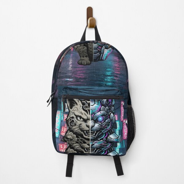 Item preview, Neon Paradox: Cyber-Wolf in Neo Tokyo Alley designed and sold by Neo Tokio.