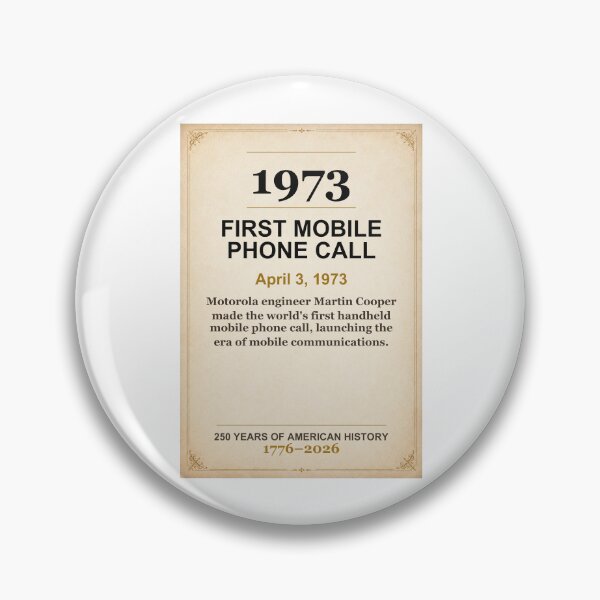 Item preview, America 250 | First mobile Phone Call | 1973 designed and sold by ariksworld.
