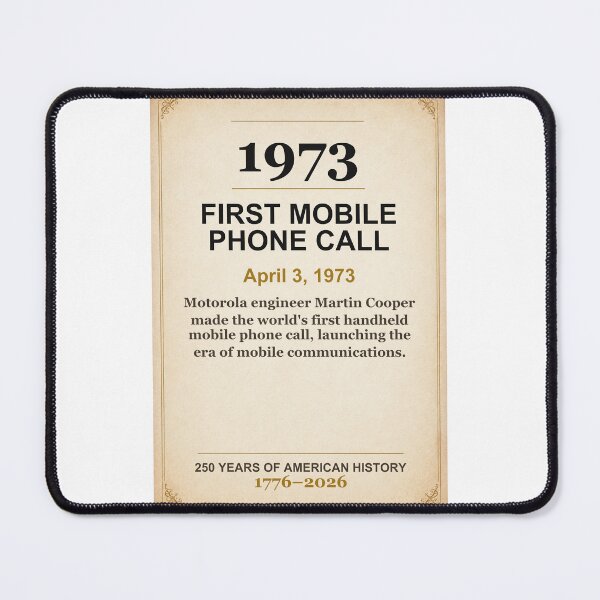 Item preview, America 250 | First mobile Phone Call | 1973 designed and sold by ariksworld.
