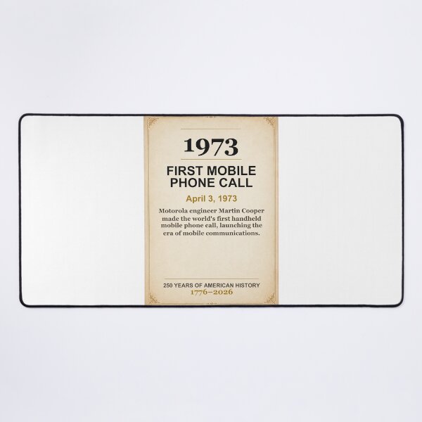 Item preview, America 250 | First mobile Phone Call | 1973 designed and sold by ariksworld.