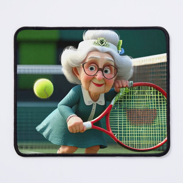 Item preview, Old Fart playing Tennis at Wimbledon designed and sold by Colin Bentham.