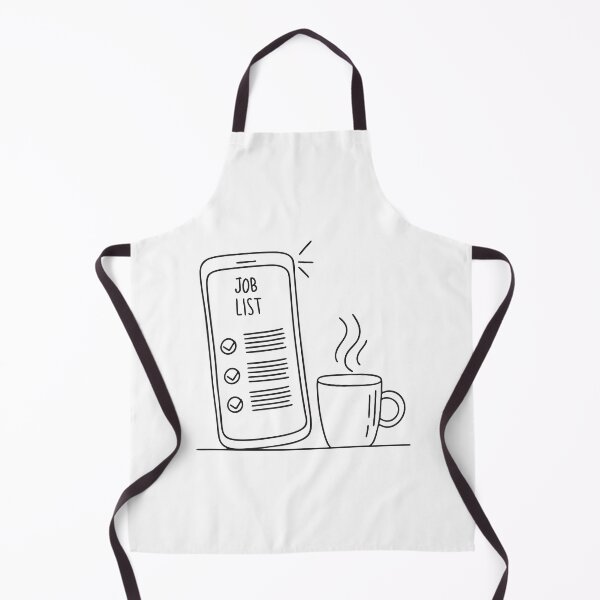 Item preview, A mobile showing job ads sitting beside a coffee mug designed and sold by rasagamastore.