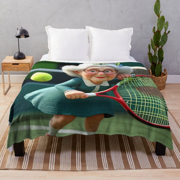 Item preview, Old Fart playing Tennis at Wimbledon designed and sold by Colin Bentham.