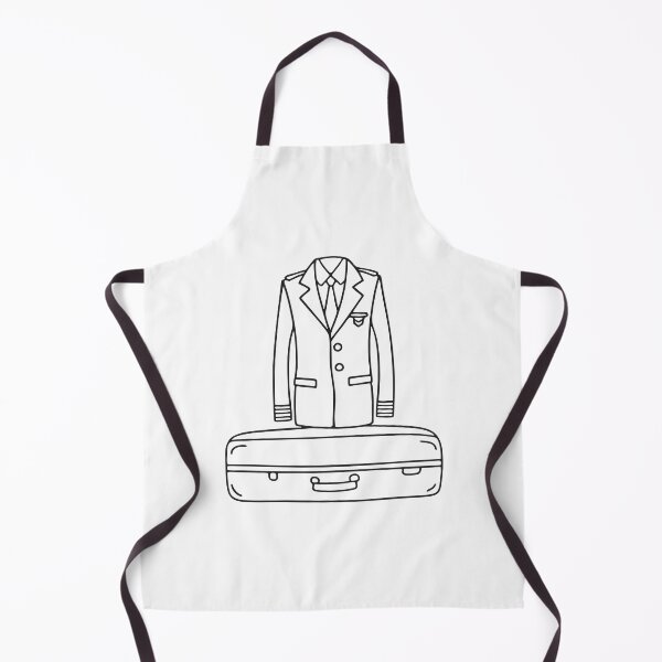 Item preview, A pilot uniform neatly laid across a suitcase designed and sold by rasagamastore.