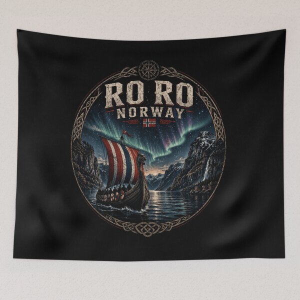 Item preview, Ro Ro Norway,Viking Ship Norway Flag Culture Row Country T-Shirt, designed and sold by Crystal-Tree.