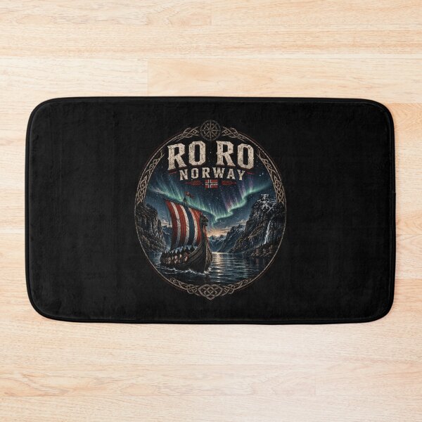 Item preview, Ro Ro Norway,Viking Ship Norway Flag Culture Row Country T-Shirt, designed and sold by Crystal-Tree.