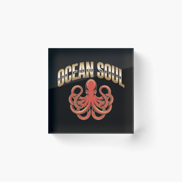 Item preview, Ocean Soul Octopus Vintage Nautical Design  Maritime Sea Creature T‑Shirt & Sticker designed and sold by ZyxDes.