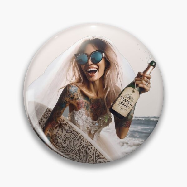 Item preview, Gothic Bachelorette Party Champagne Surfboard designed and sold by Voodoo Store Paranormal Collections.