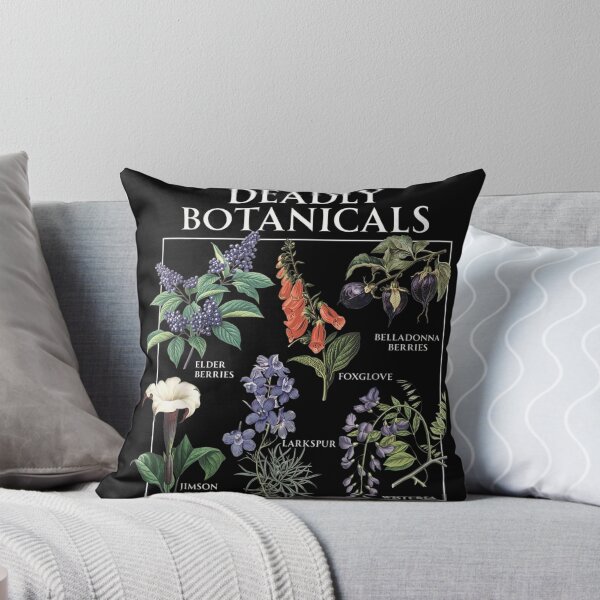 Item preview, Deadly Botanicals Vintage Witchcraft Herbs Graphic Botanical Witch Poisonous Plants Chart designed and sold by ObukiLantara.
