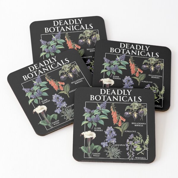 Item preview, Deadly Botanicals Vintage Witchcraft Herbs Graphic Botanical Witch Poisonous Plants Chart designed and sold by ObukiLantara.