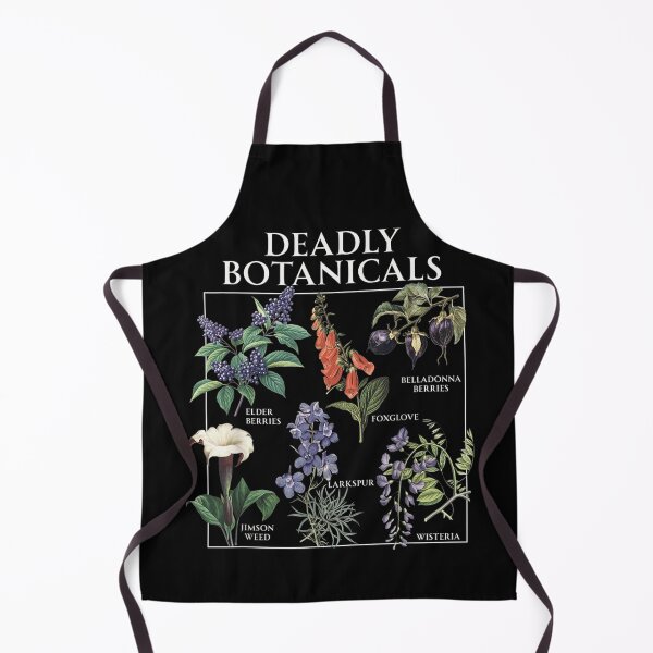 Item preview, Deadly Botanicals Vintage Witchcraft Herbs Graphic Botanical Witch Poisonous Plants Chart designed and sold by ObukiLantara.