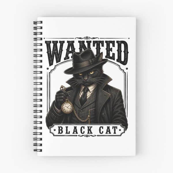 Item preview, Mysterious Black Cat Private Detective Noir designed and sold by the-dovlat.