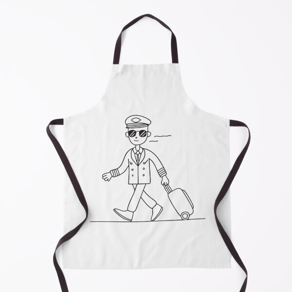 Item preview, A walking pilot with luggage and sunglasses on designed and sold by rasagamastore.