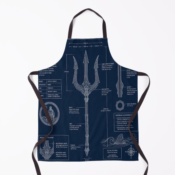 Item preview, Poseidon Trident Blueprint designed and sold by SunnyDesign82.