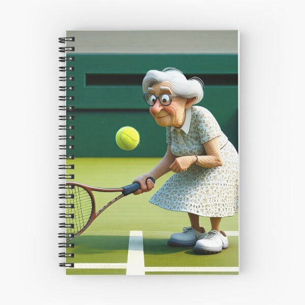 Item preview, Old Fart playing Tennis at Wimbledon designed and sold by Colin Bentham.