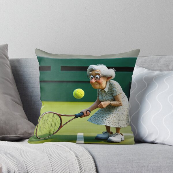 Item preview, Old Fart playing Tennis at Wimbledon designed and sold by Colin Bentham.