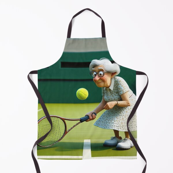 Item preview, Old Fart playing Tennis at Wimbledon designed and sold by Colin Bentham.