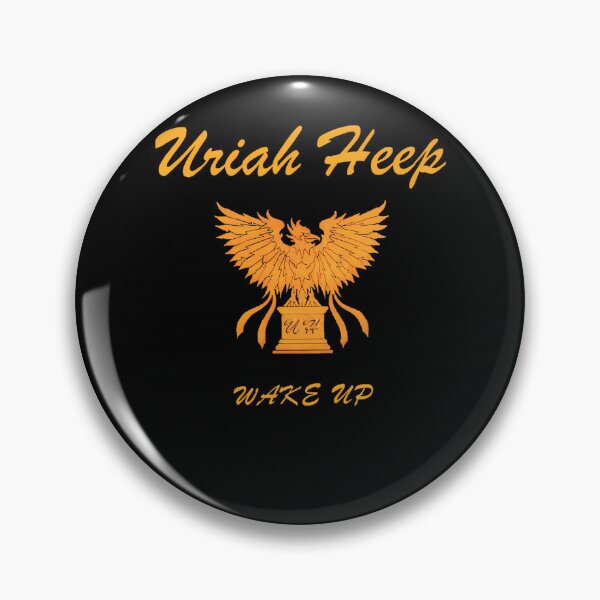 Item preview, Uriah Heep Wake Up Golden Phoenix Emblem designed and sold by gagandeep1r.