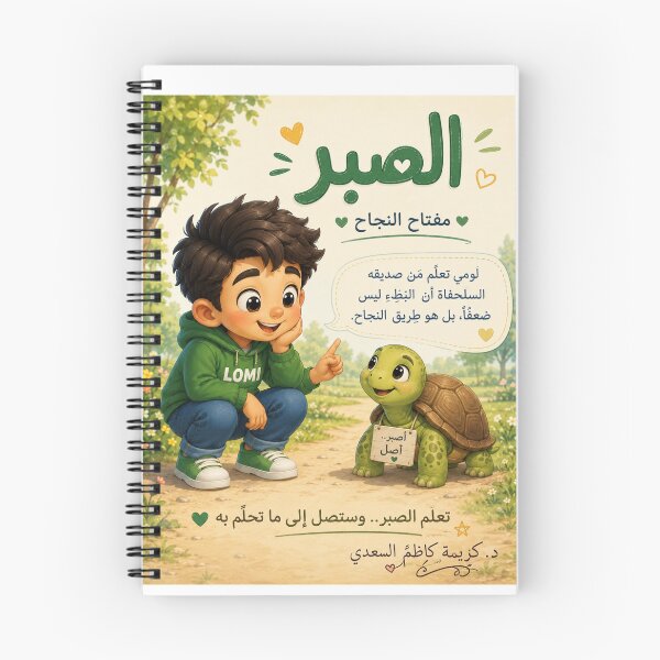 Item preview, Teach Patience to Children – The Key to Success | Original Design by Kareema Al Saady designed and sold by LumivaraGallery.