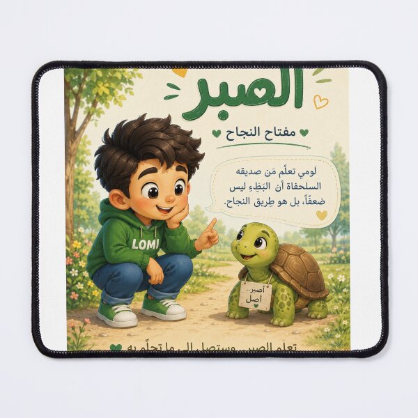 Item preview, Teach Patience to Children – The Key to Success | Original Design by Kareema Al Saady designed and sold by LumivaraGallery.