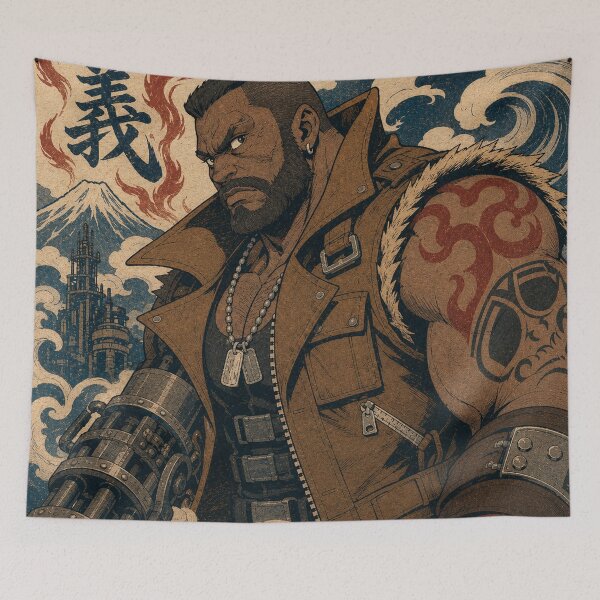Item preview, Barret Wallace Final Fantasy 7 | FFVII Fanart designed and sold by bapupa.