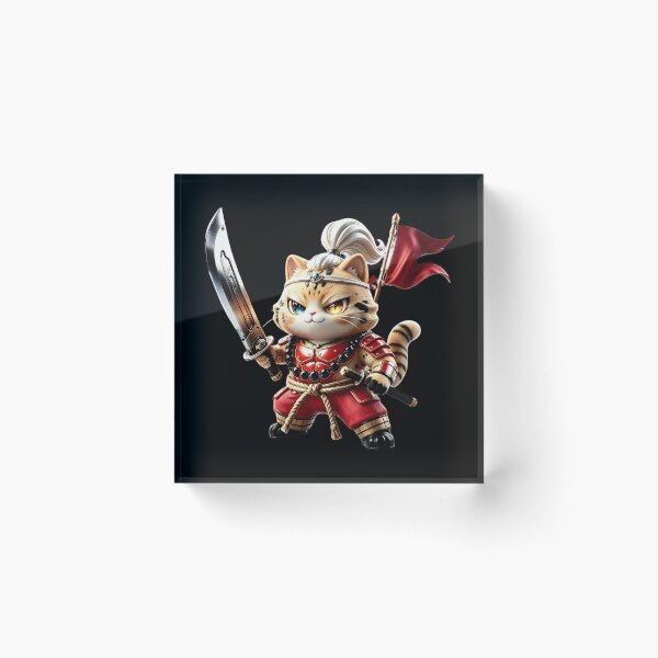 Item preview, Felis Nigripes: The World's Deadliest Samurai Cat designed and sold by ABYSSLAB.