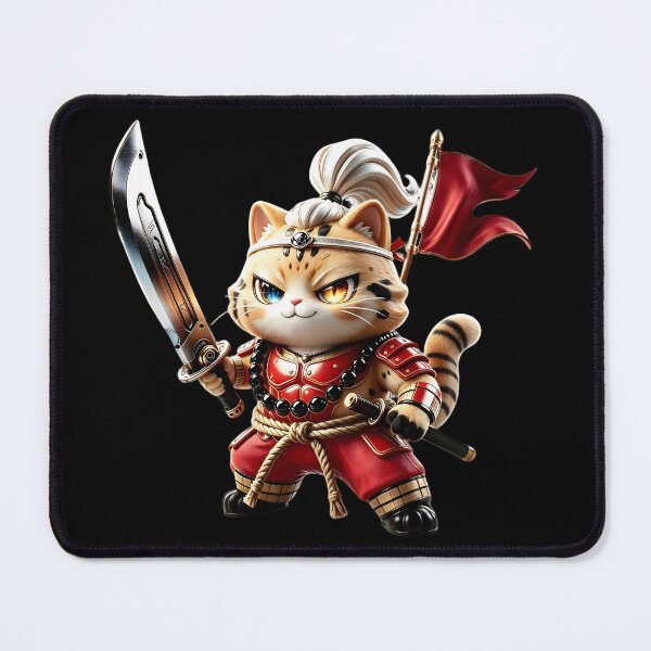 Item preview, Felis Nigripes: The World's Deadliest Samurai Cat designed and sold by ABYSSLAB.