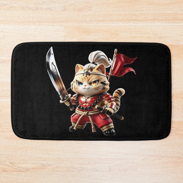 Item preview, Felis Nigripes: The World's Deadliest Samurai Cat designed and sold by ABYSSLAB.