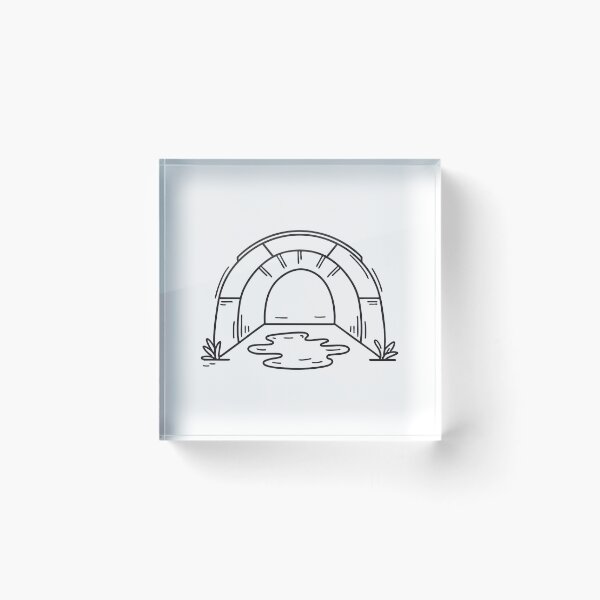 Item preview, Water collecting in the center of a concrete underpass designed and sold by rasagamastore.