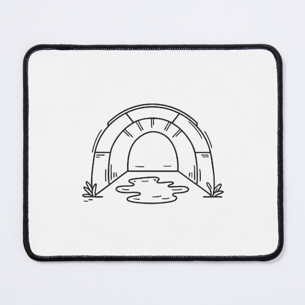 Item preview, Water collecting in the center of a concrete underpass designed and sold by rasagamastore.