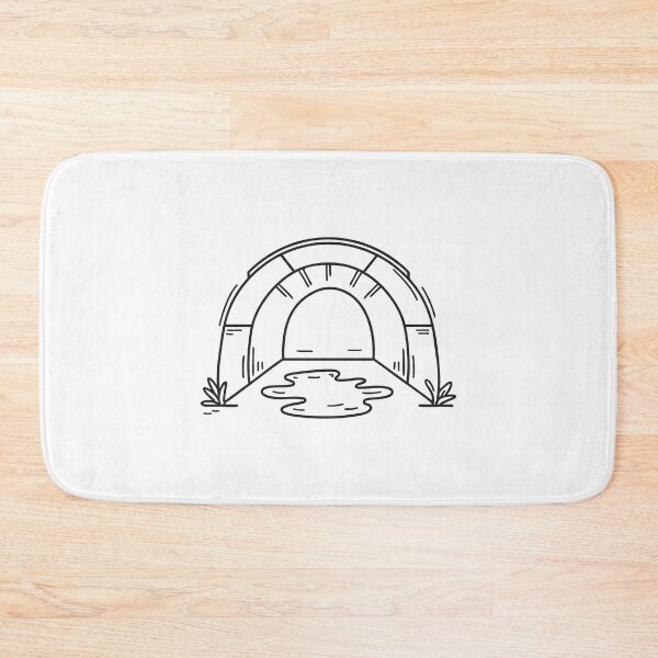 Item preview, Water collecting in the center of a concrete underpass designed and sold by rasagamastore.