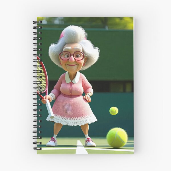 Item preview, Old Fart playing Tennis at Wimbledon designed and sold by Colin Bentham.