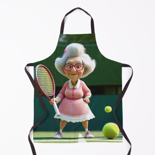 Item preview, Old Fart playing Tennis at Wimbledon designed and sold by Colin Bentham.