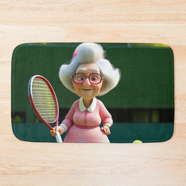 Item preview, Old Fart playing Tennis at Wimbledon designed and sold by Colin Bentham.