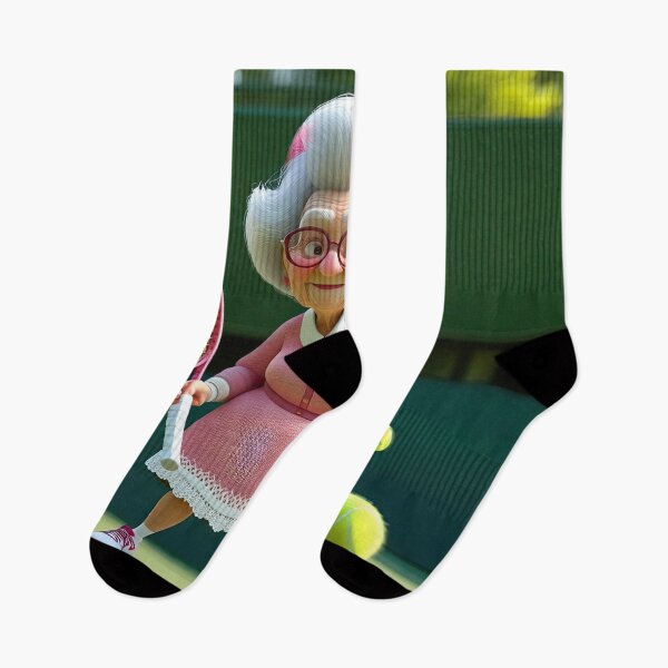 Item preview, Old Fart playing Tennis at Wimbledon designed and sold by Colin Bentham.